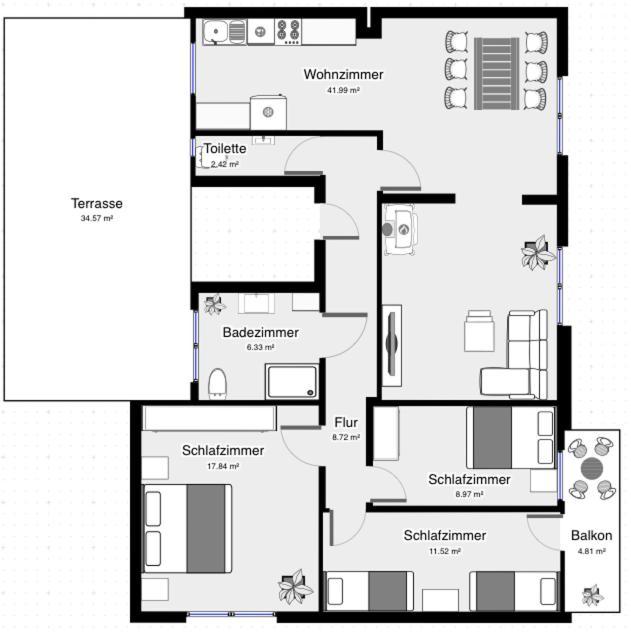 Ferienwohnung Auszeit Zwiefalten 外观 照片